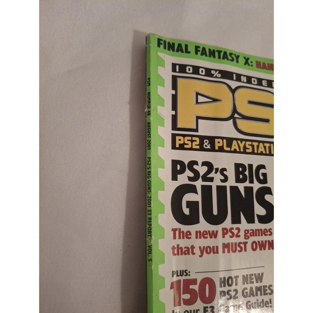 PlayStation Magazine Aug 2001 Issue 48 Vintage Game Magazine Resident Evil CV